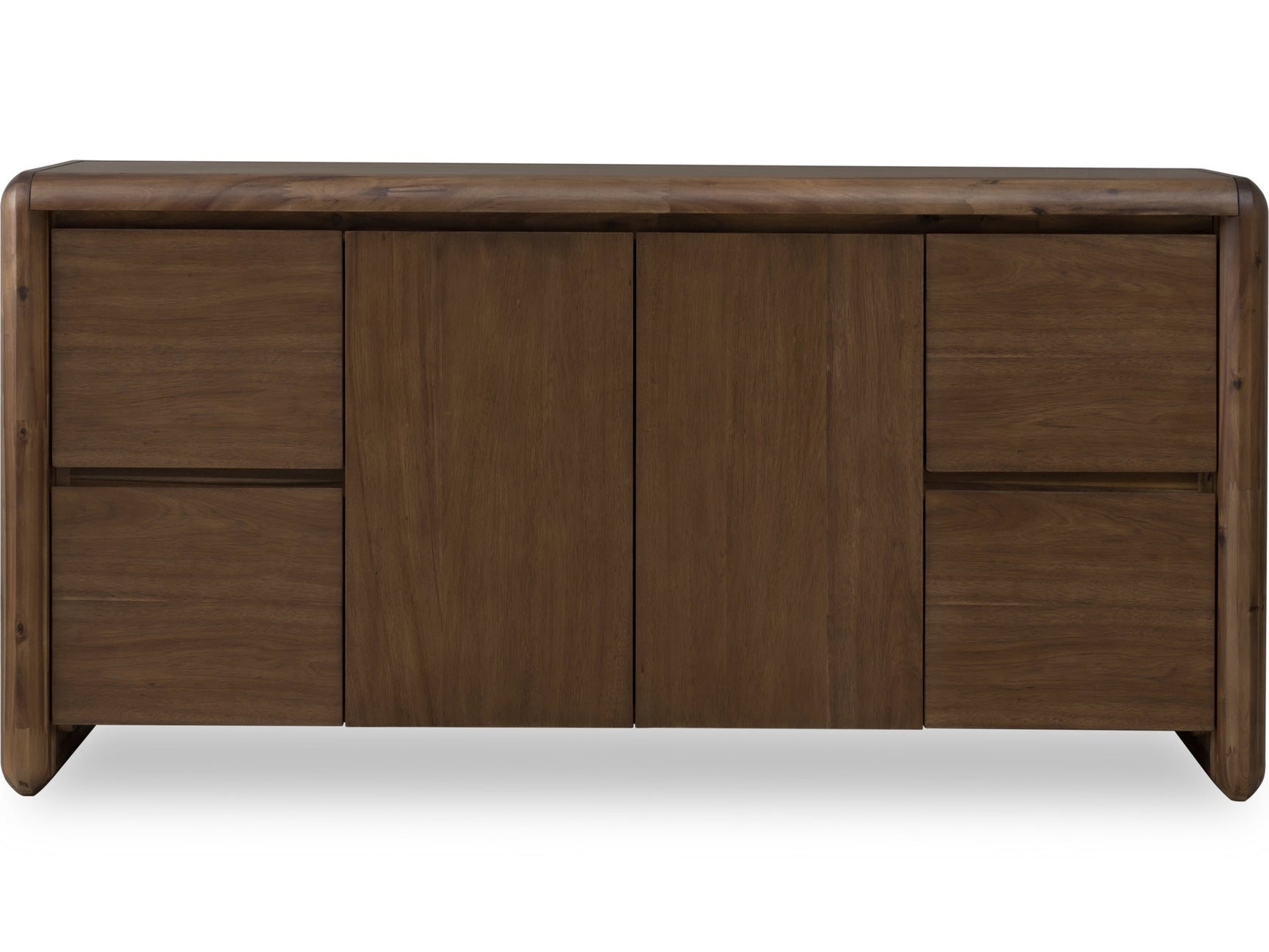 Xolani Two Door Four Drawer Acacia Wood Sideboard in Impala - Ornate Home