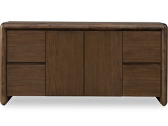 Xolani Two Door Four Drawer Acacia Wood Sideboard in Impala - Ornate Home