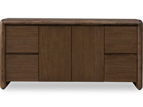 Xolani Two Door Four Drawer Acacia Wood Sideboard in Impala - Ornate Home