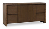 Xolani Two Door Four Drawer Acacia Wood Sideboard in Impala - Ornate Home