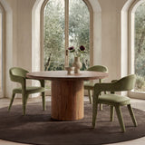 Martens Green Dining Chair Velvet