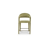 Martens Green Counter Stool Velvet