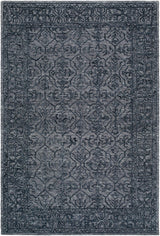 Yadid Black Wool Area Rug - Ornate Home