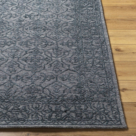 Yadid Black Wool Area Rug - Ornate Home