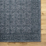 Yadid Black Wool Area Rug - Ornate Home