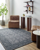 Yadid Black Wool Area Rug - Ornate Home