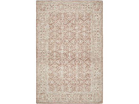 Yadid Brown Wool Area Rug - Ornate Home
