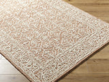Yadid Brown Wool Area Rug - Ornate Home