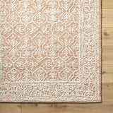 Yadid Brown Wool Area Rug - Ornate Home