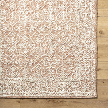 Yadid Brown Wool Area Rug - Ornate Home