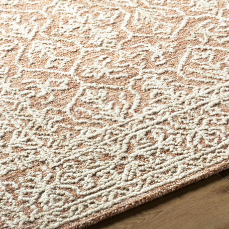 Yadid Brown Wool Area Rug - Ornate Home