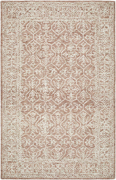 Yadid Brown Wool Area Rug - Ornate Home