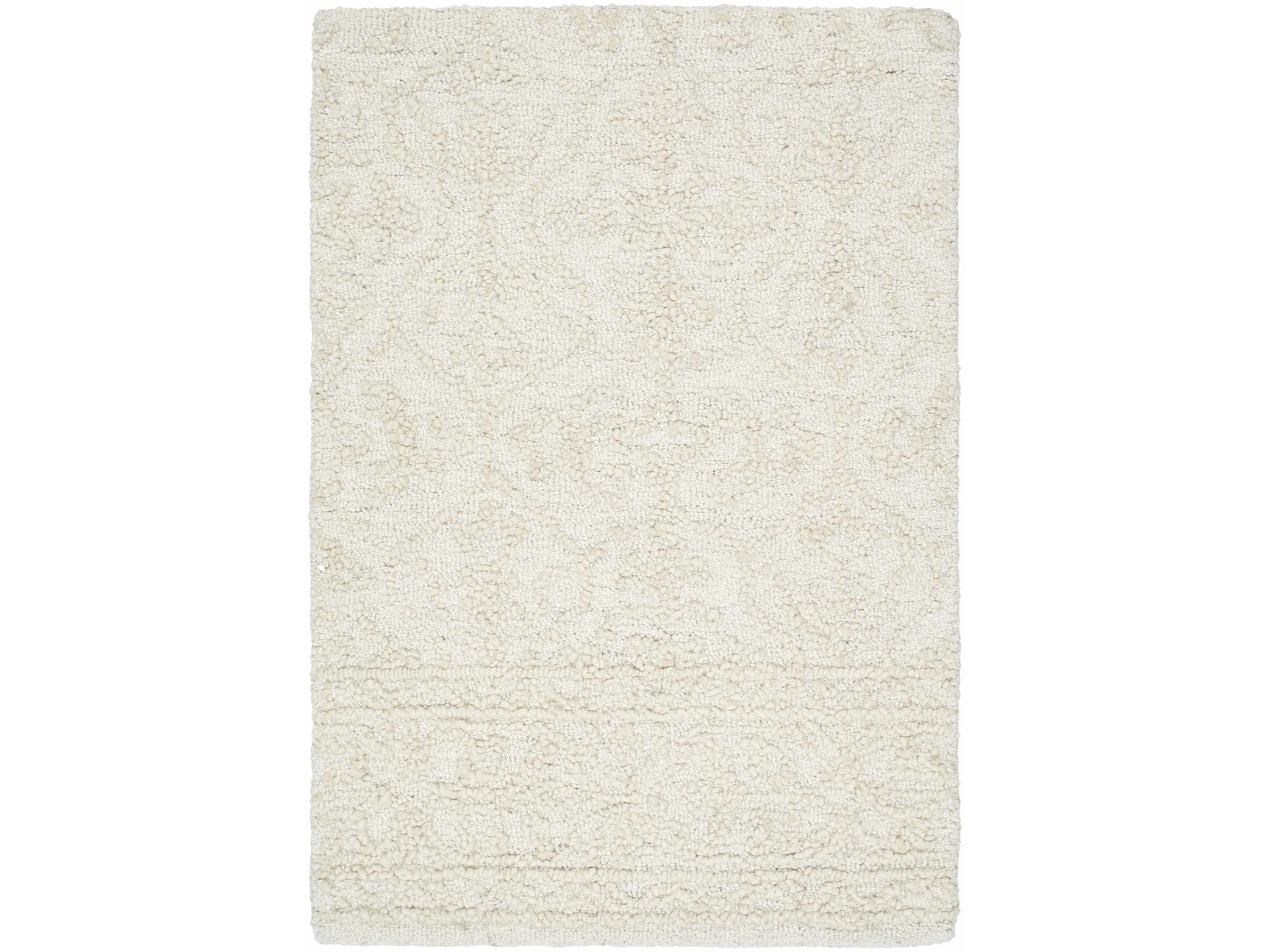 Yadid Cream Wool Area Rug - Ornate Home