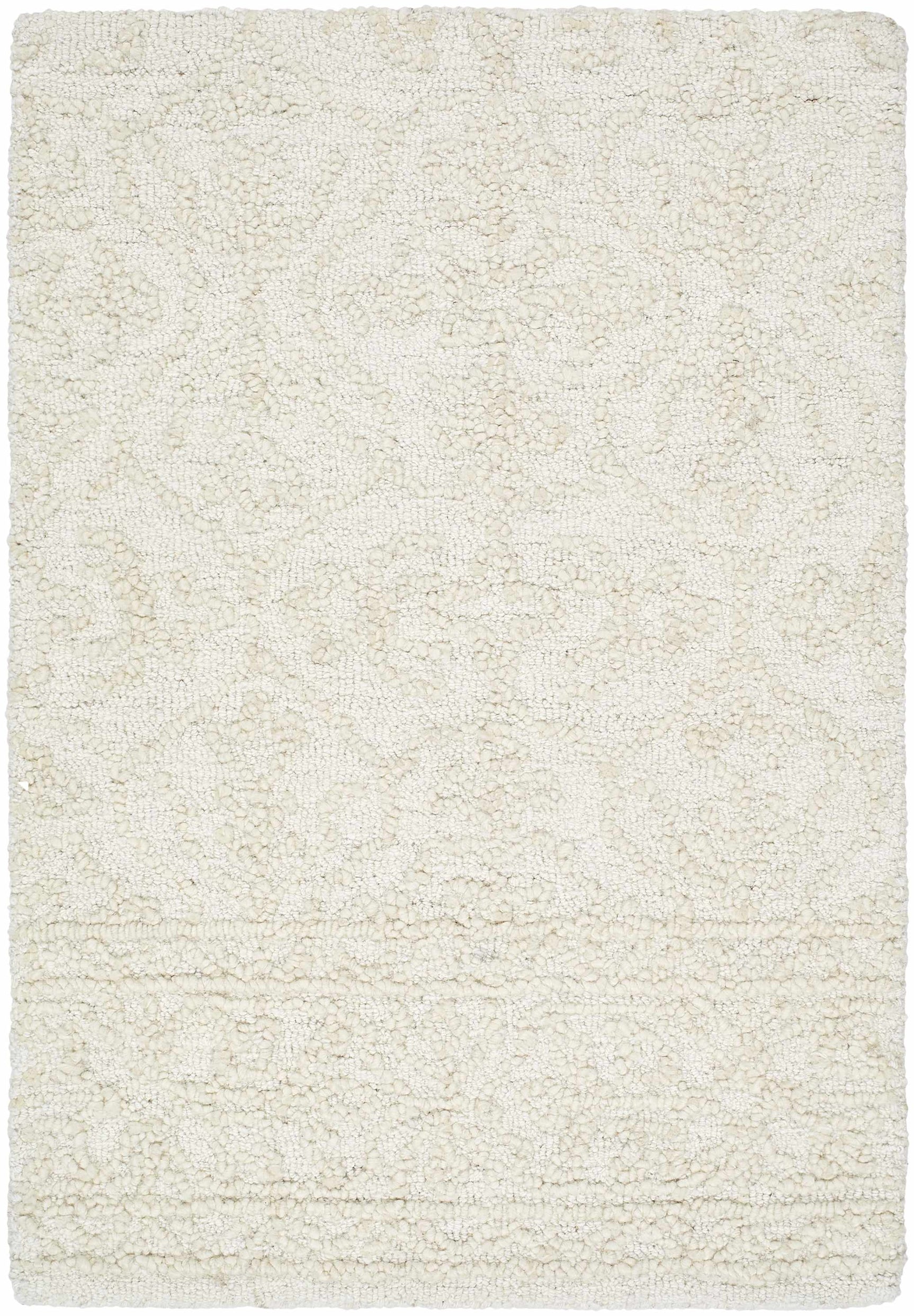 Yadid Cream Wool Area Rug - Ornate Home