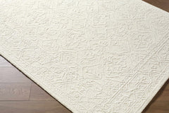Yadid Cream Wool Area Rug - Ornate Home