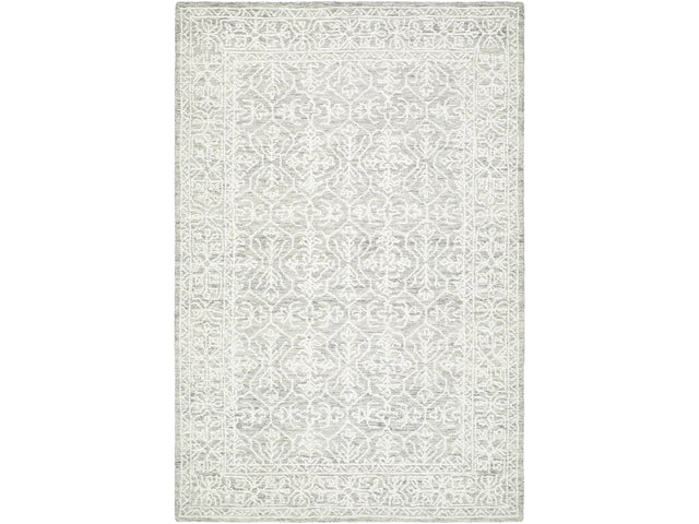 Yadid Gray Wool Area Rug - Ornate Home