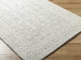 Yadid Gray Wool Area Rug - Ornate Home