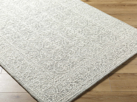 Yadid Gray Wool Area Rug - Ornate Home