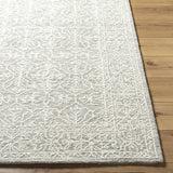 Yadid Gray Wool Area Rug - Ornate Home