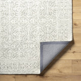 Yadid Gray Wool Area Rug - Ornate Home