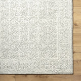 Yadid Gray Wool Area Rug - Ornate Home