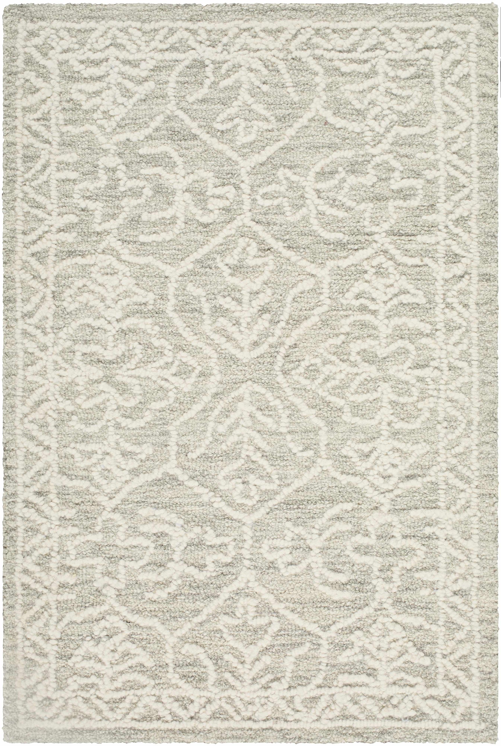 Yadid Gray Wool Area Rug - Ornate Home