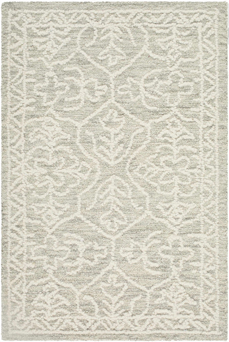 Yadid Gray Wool Area Rug - Ornate Home