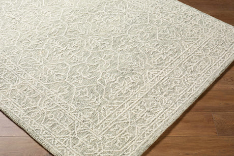 Yadid Gray Wool Area Rug - Ornate Home