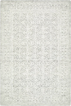 Yadid Gray Wool Area Rug - Ornate Home