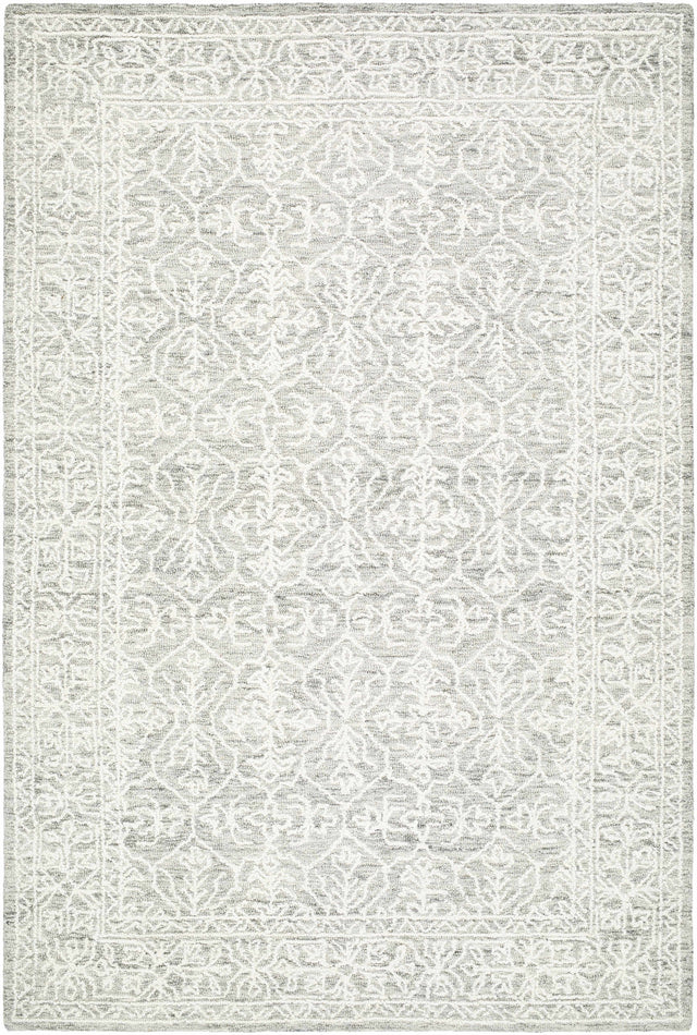 Yadid Gray Wool Area Rug - Ornate Home