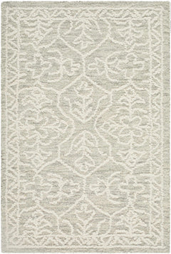 Yadid Gray Wool Area Rug - Ornate Home