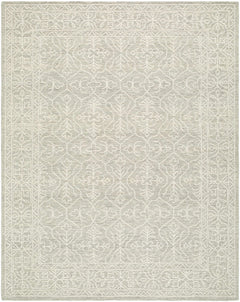 Yadid Gray Wool Area Rug - Ornate Home