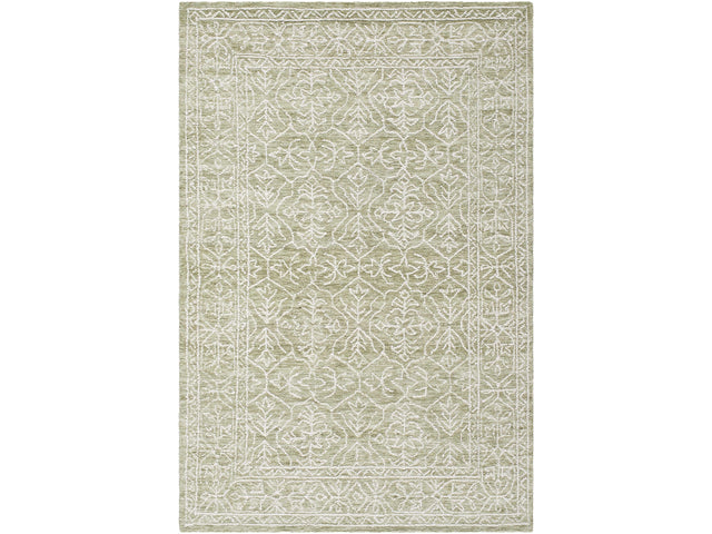 Yadid Green Wool Area Rug - Ornate Home