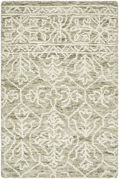 Yadid Green Wool Area Rug - Ornate Home