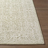 Yadid Green Wool Area Rug - Ornate Home
