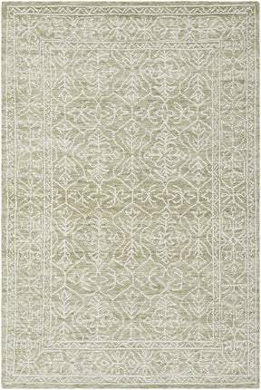 Yadid Green Wool Area Rug - Ornate Home