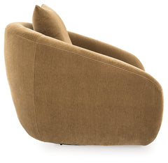 Yahya Camel Swivel Accent Chair - Ornate Home