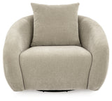 Yahya Pebble Swivel Accent Chair (Online Special Price) - Ornate Home