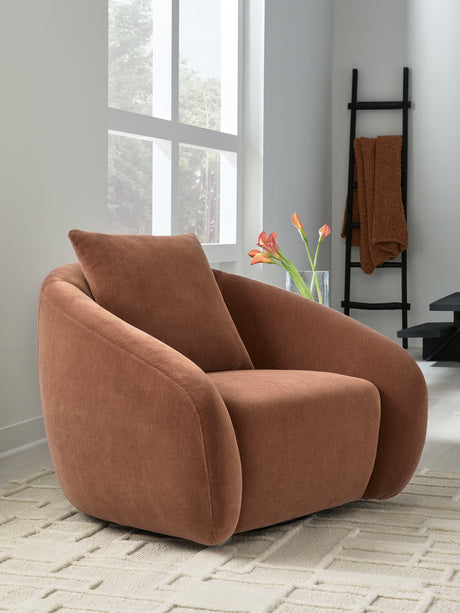 Yahya Sienna Swivel Accent Chair (Online Special Price) - Ornate Home