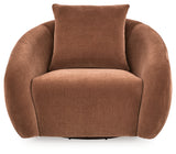 Yahya Sienna Swivel Accent Chair (Online Special Price) - Ornate Home