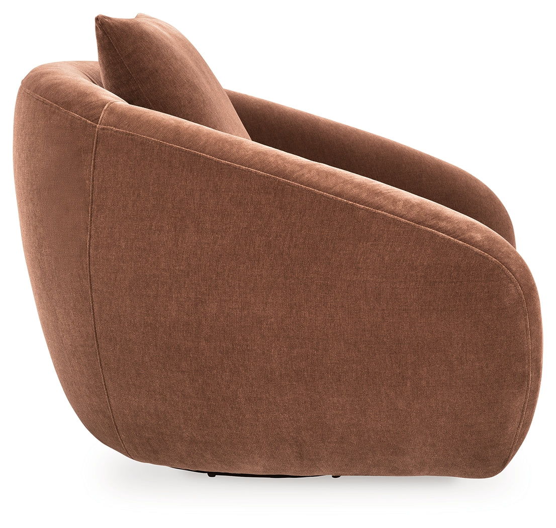Yahya Sienna Swivel Accent Chair (Online Special Price) - Ornate Home