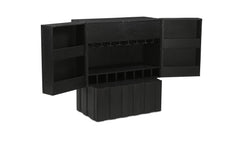 Yale Black Bar Cabinet - Ornate Home
