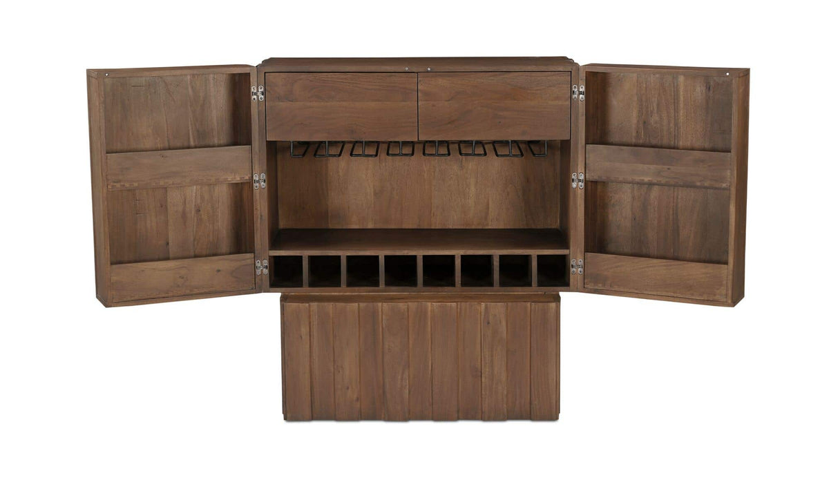 Yale Brown Bar Cabinet - Ornate Home