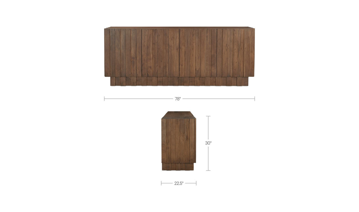 Yale Brown Sideboard - Ornate Home