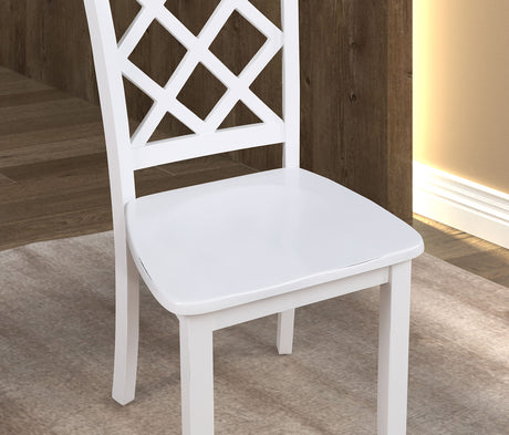 Yamhill White 5 Pc. Dining Room Set - Ornate Home