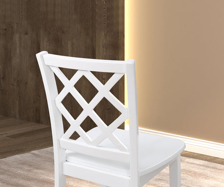 Yamhill White 5 Pc. Dining Room Set - Ornate Home