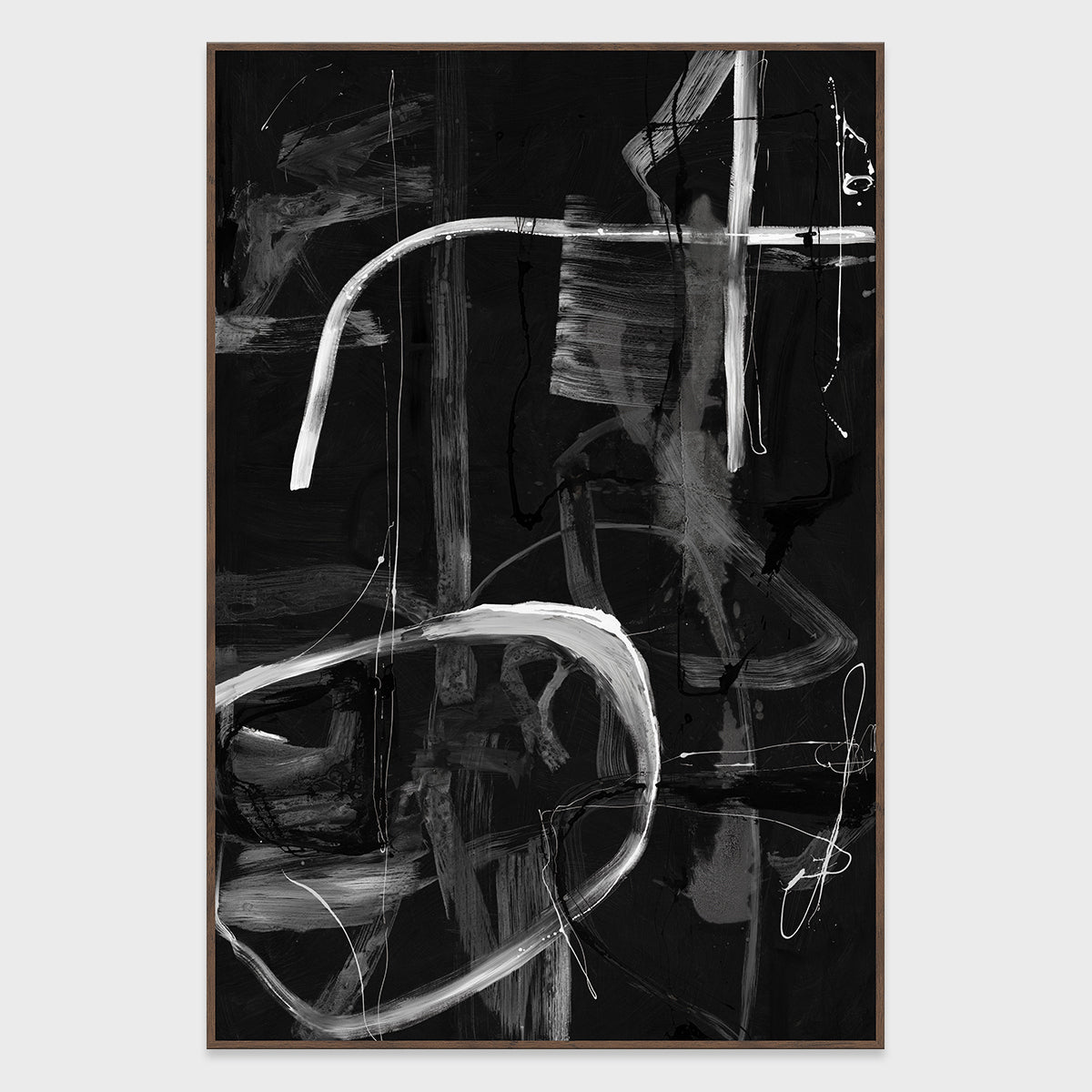 Yang Black Painting Art by Buddy Whitlock - Ornate Home
