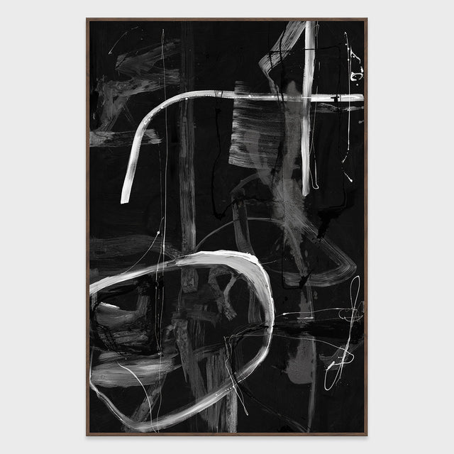 Yang Black Painting Art by Buddy Whitlock - Ornate Home