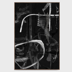 Yang Black Painting Art by Buddy Whitlock - Ornate Home