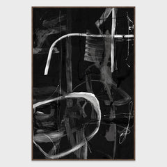 Yang Black Painting Art by Buddy Whitlock - Ornate Home